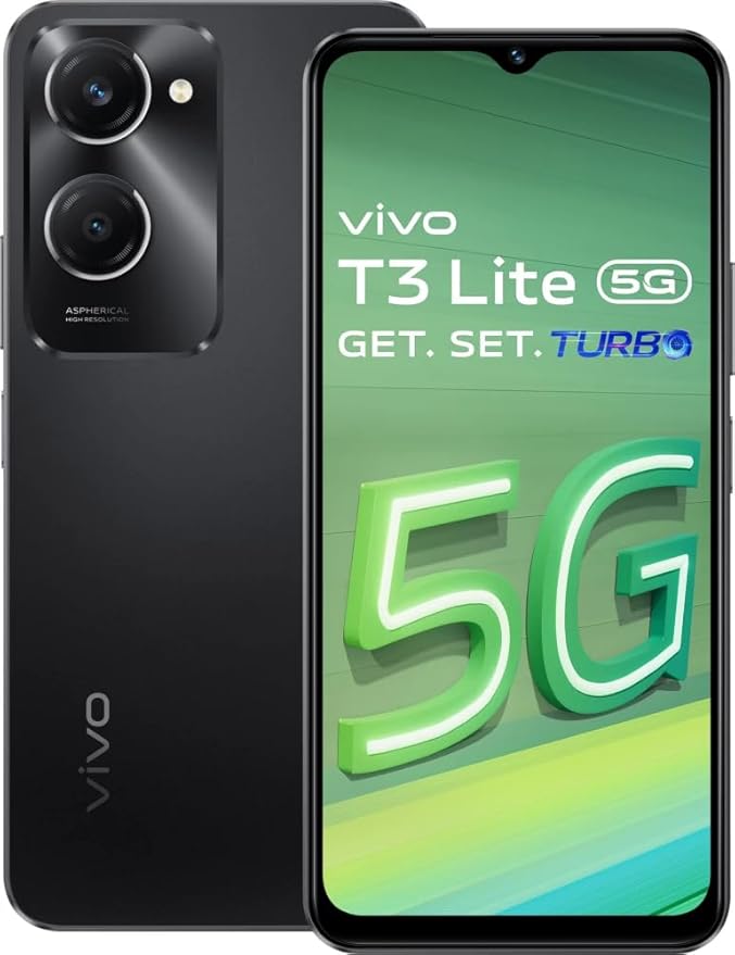 vivo T3 Lite 5G (Majestic Black, 128 GB)