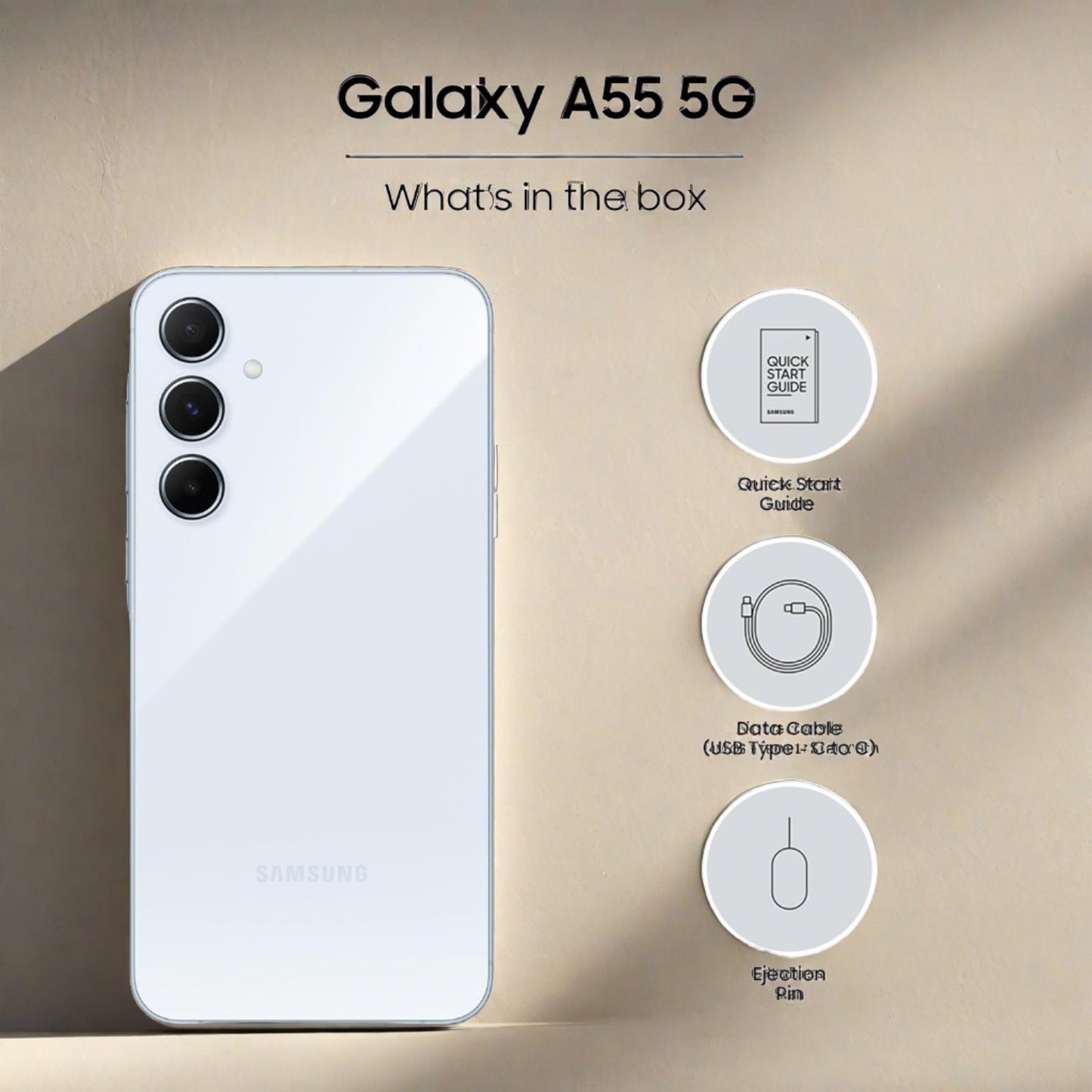 Samsung Galaxy A55 5G 12GB RAM, 256GB Storage