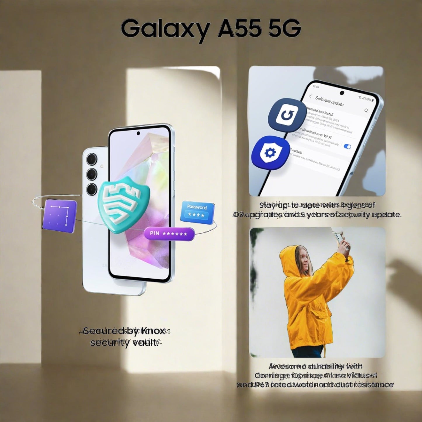 Samsung Galaxy A55 5G 12GB RAM, 256GB Storage