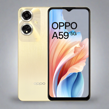 OPPO A59 5G (Silk Gold, 128 GB)  (6 GB RAM)