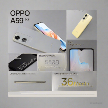 OPPO A59 5G (Silk Gold, 128 GB)  (6 GB RAM)