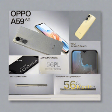 OPPO A59 5G (Starry Black, 128 GB)  (4 GB RAM)