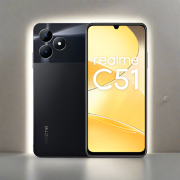 realme C51 (Carbon Black, 64 GB)  (4 GB RAM)