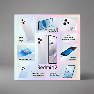 REDMI 12 (Moonstone Silver, 128 GB) (6 GB RAM)