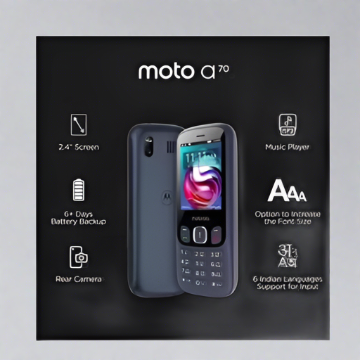 MOTOROLA A70  (Dark Blue)