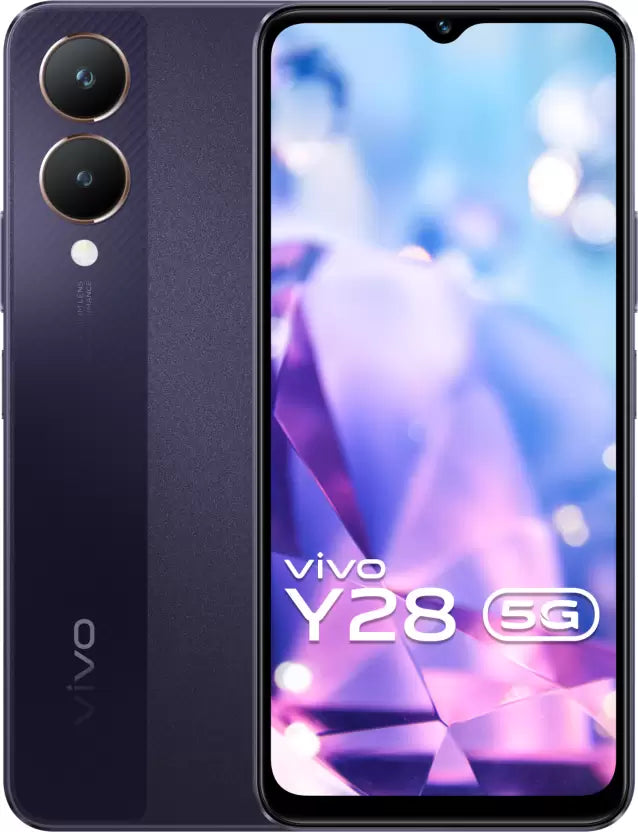 vivo Y28 5G (Crystal Purple, 128 GB)  (6 GB RAM)